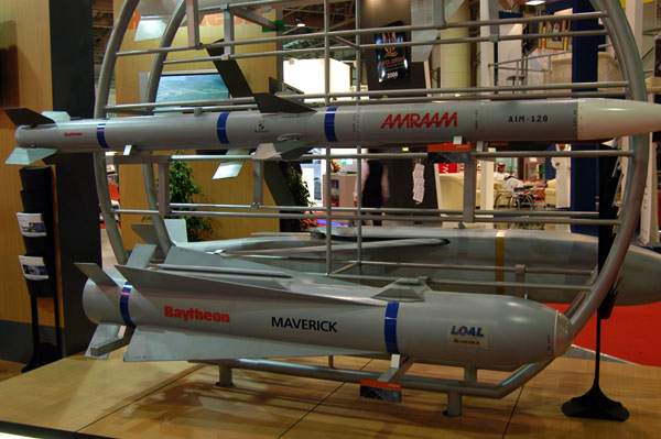 Raytheon missiles - AMRAAM and Maverick