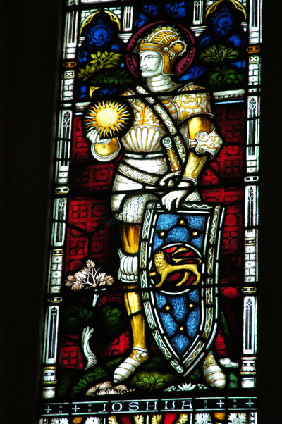 Christchurch Cathedral, stained glass - Joshua