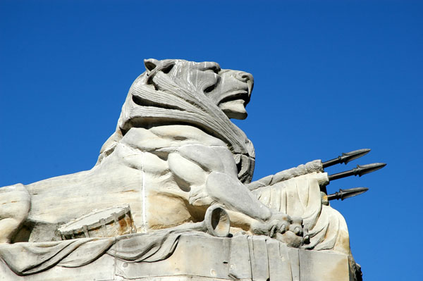 Lion, Bridge of Remembrance, Christchurch