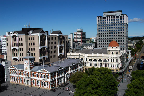 View of Cathedral Square from Christchurch Cathedral