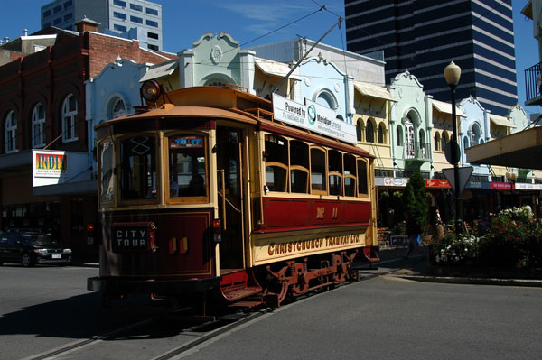 Christchurch tram, New Regent Street