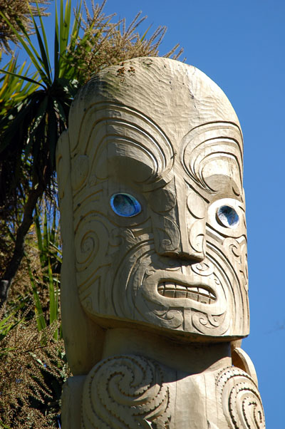 Maori Sculpture, Victoria Square, Christchurch