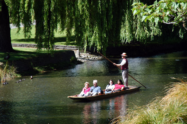 Punting on the Avon, Christchurch