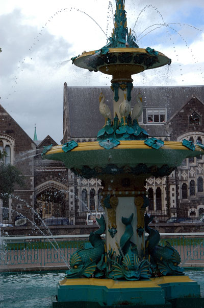 Fountain, Christchurch Botanic Gardens