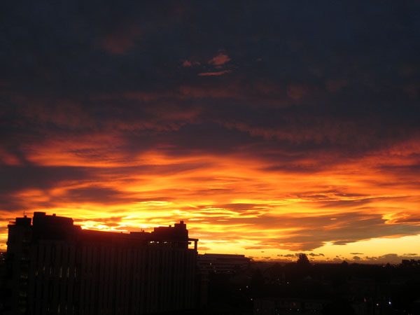 Amazing sunset, Christchurch