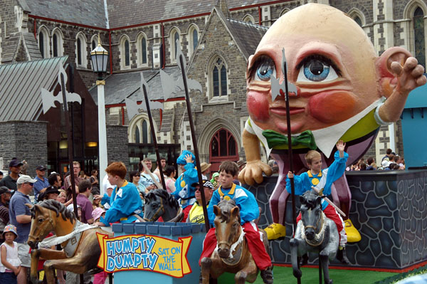 Humpty Dumpty, Christchurch Santa Parade