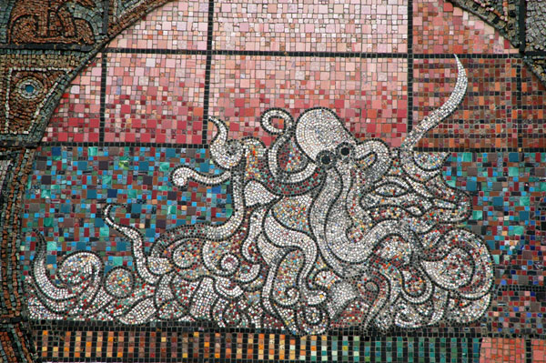 Mosaic detail - Octapus