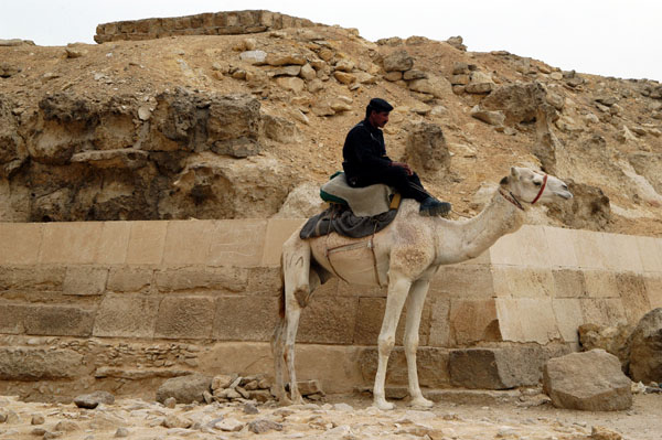 Camel mounted tourist police