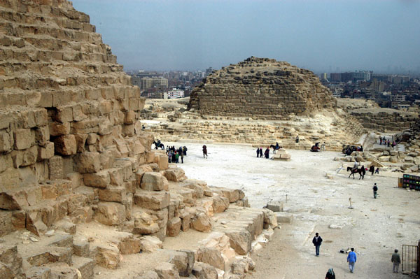 Side of Cheops and the Queen's Pyramid