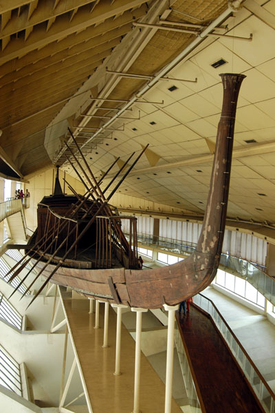 The bow of the Solar Barque