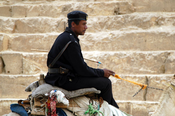 Camel mounted Tourist Police