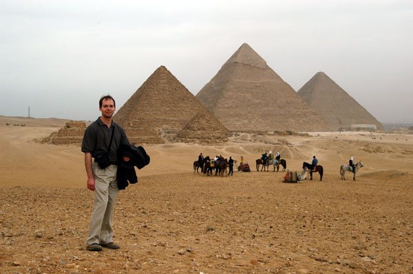 Roy at the pyramids