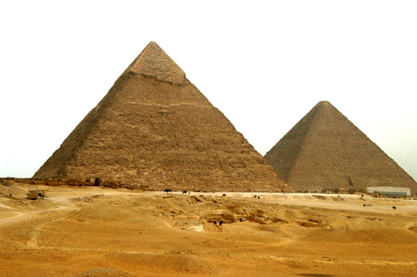 Pyramid of Khafre (Chephren) and Khufu (Cheops)