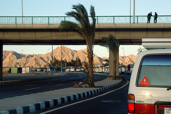 Passing under the Red Sea coastal highway