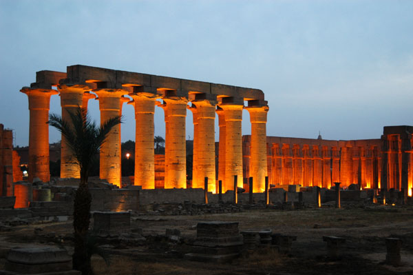Colonnade of Amenhotel III, Luxor Temple 1390-1352 BC
