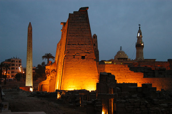 First Pylon and Obelisk, Luxor Temple
