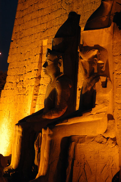 Colossal statues of Ramses II 1279-1213 BC