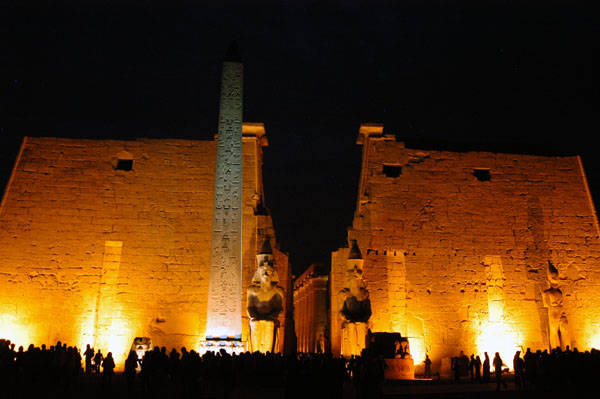 First Pylon, Luxor Temple