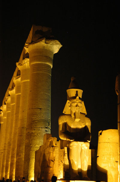 Ramses II and the Colonnade of Amenhotep III