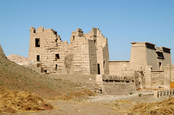 Medinat Habu, the Mortuary Temple of Ramses III (20th Dyn 1184-1153 BC)
