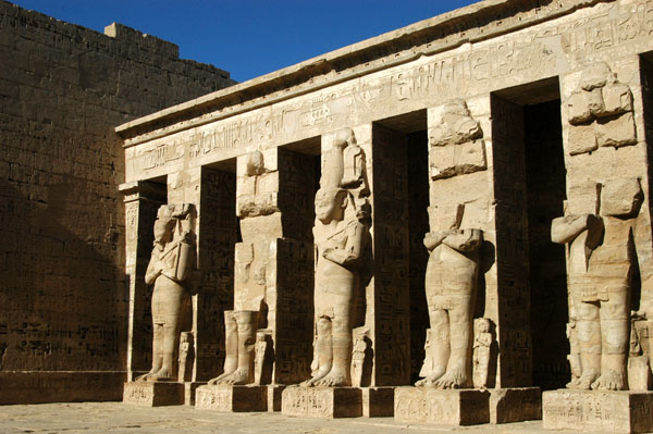 First Court, Mortuary Temple of Ramses III, Medinat Habu