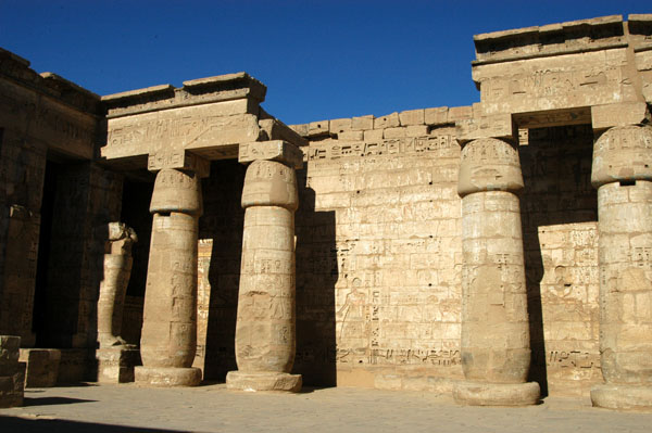 Second Court of the Mortuary Temple of Ramses III at Medinat Habu