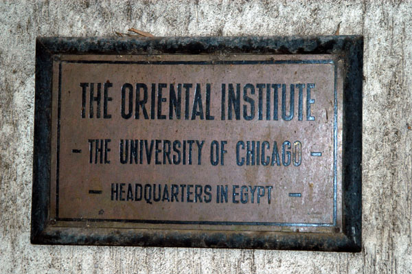 The Oriental Institute, University of Chicago