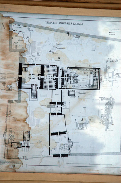 Layout of the Temple of Karnak
