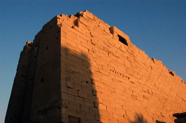 The unfinished First Pylon, Karnak