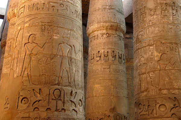 Great Hypostyle Hall, completed by Seti I and added to by Ramses II