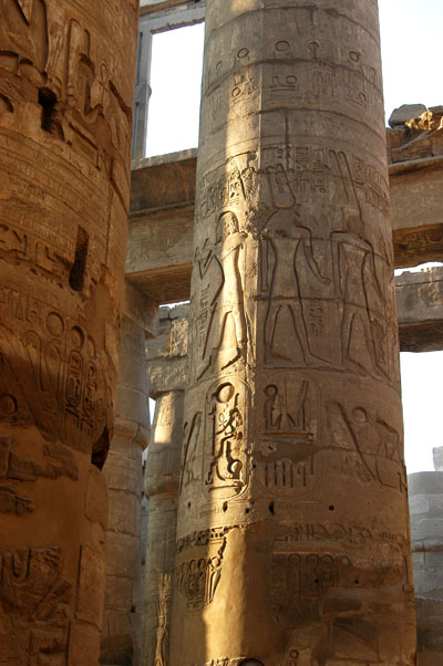 Great Hypostyle Hall contains 134 massive pillars