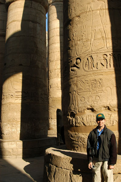 Roy in the Great Hypostyle Hall