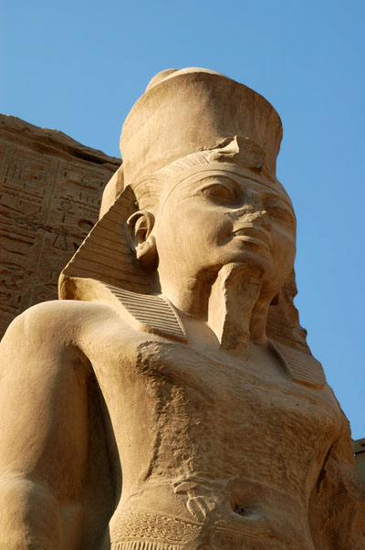 Ramses III before his Processional Shrine, Great Court