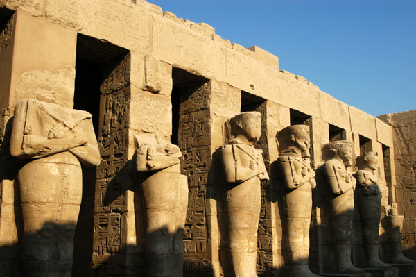 Osiride columns of Ramses III, Karnak