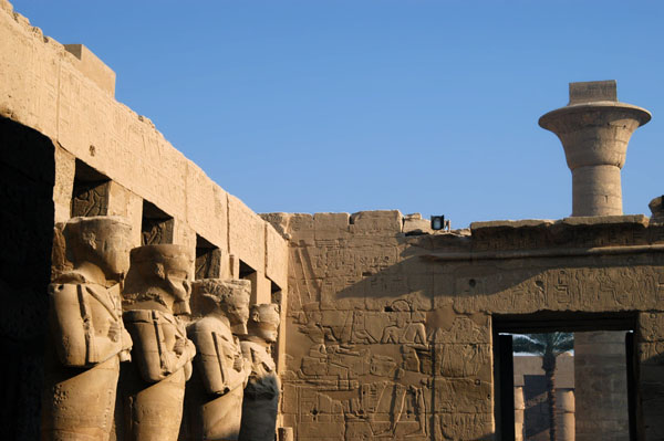 Processional Shrine of Ramses III and the Pillar of Taharka