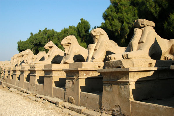 Avenue of the Rams-Headed Sphinxes