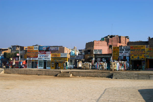 Tourist shops outside Karnak Temple