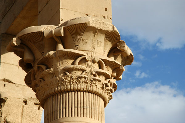 Ornately carved Graeco-Roman capital, Kiosk of Trajan