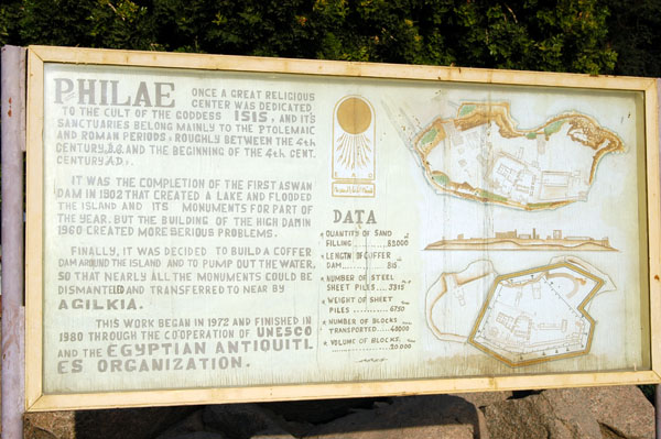 Information sign, Philae