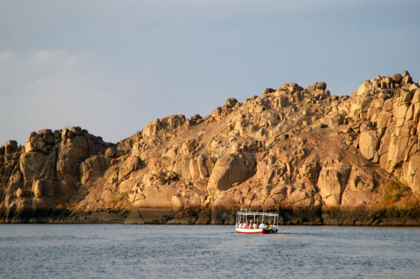 The lake above the Old Aswan Dam