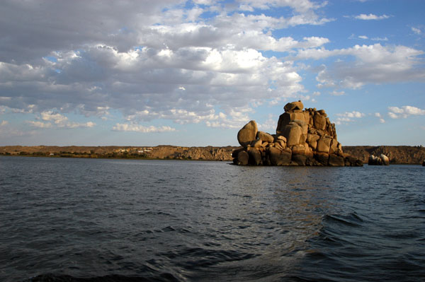 The lake surrounding the Temple of Philae