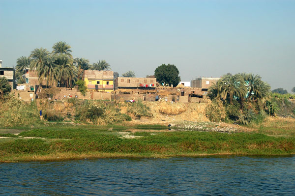 Village on the banks of the Nile