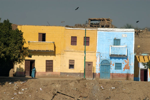 Egytian village along the Nile