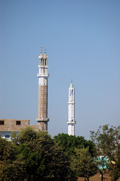 A pair of minarets