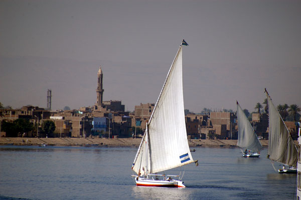 Feluccas and a Nile Town