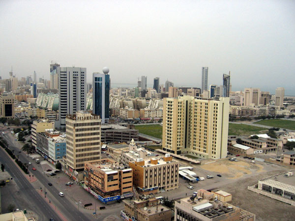 Sharq district of Kuwait City from the Arraya Centre