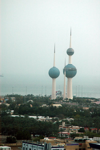 Kuwait Towers from the Arraya Centre