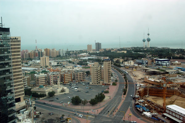 Arraya Centre to Kuwait Towers, Dasman district