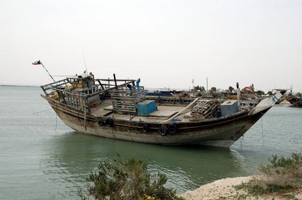 Dhow at Doha Village outside Kuwait City