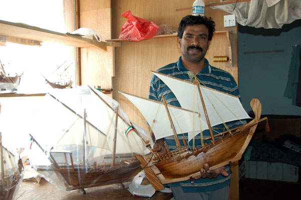 The model maker with his small shop